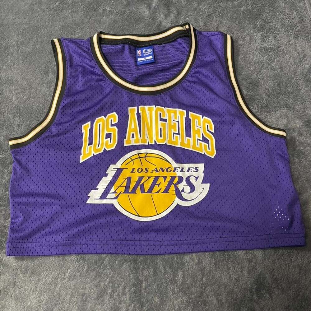 Ultra Game Los Angeles Lakers Crop Top Jersey